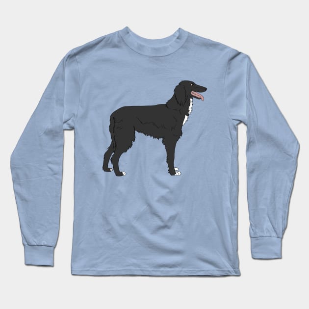 Borzoi Long Sleeve T-Shirt by Adastumae